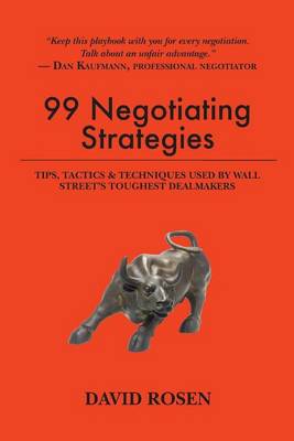 Book cover for 99 Negotiating Strategies