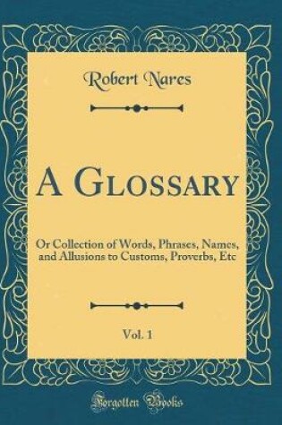 Cover of A Glossary, Vol. 1