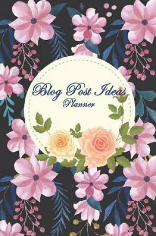 Cover of Blog Post Ideas Planner