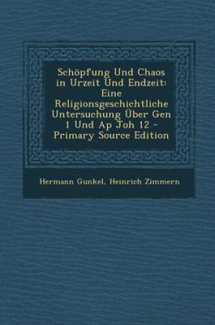 Cover of Schopfung Und Chaos in Urzeit Und Endzeit