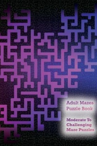 Cover of Adult Mazes Puzzle Book