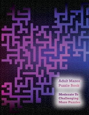 Book cover for Adult Mazes Puzzle Book