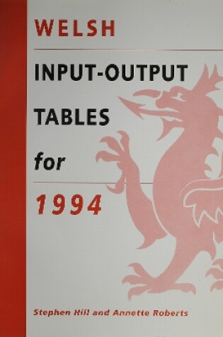 Cover of Welsh Input-Output Tables for 1994