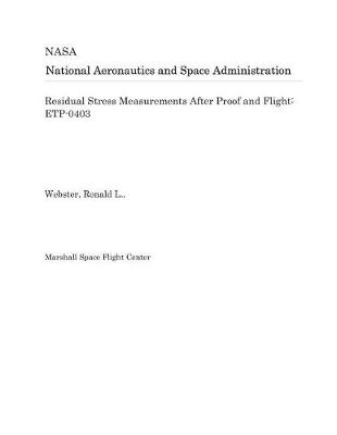 Book cover for Residual Stress Measurements After Proof and Flight