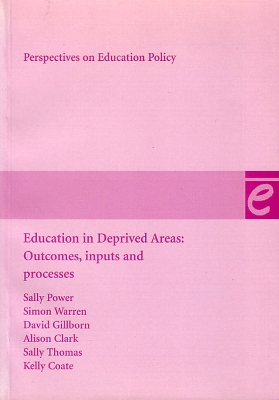 Book cover for Education in Deprived Areas