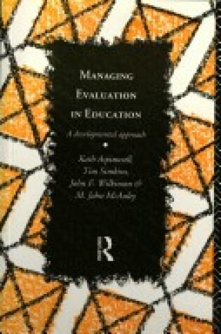 Cover of Managing Evaluation in Education