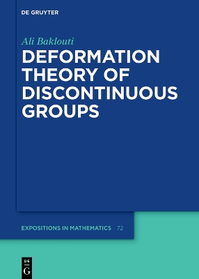 Book cover for Deformation Theory of Discontinuous Groups