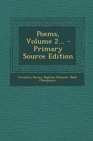 Cover of Poems, Volume 2...