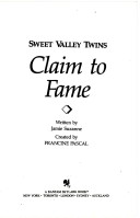 Book cover for Claim to Fame