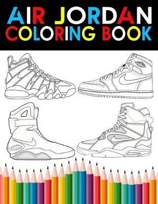 Book cover for Air Jordan Coloring Book