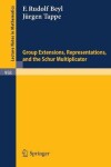Book cover for Group Extensions, Representations, and the Schur Multiplicator