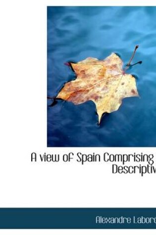 Cover of A View of Spain Comprising a Descriptive