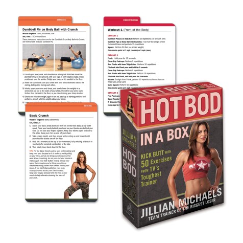 Book cover for Jillian Michaels Hot Bod in a Box