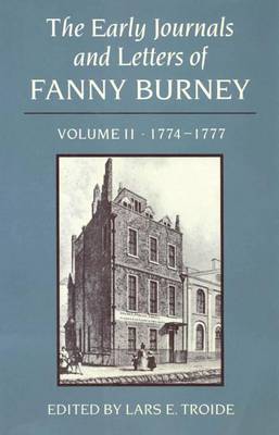 Book cover for The Early Journals and Letters of Fanny Burney