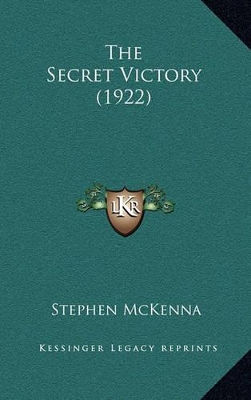 Book cover for The Secret Victory (1922)