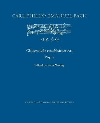 Book cover for Clavierstucke verschiedener Art, Wq 112
