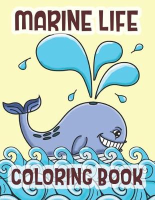 Book cover for Marine Life Coloring Book