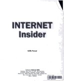 Book cover for Internet Insider