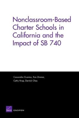 Book cover for Nonclassroom-based Charter Schools in California and the Impact of SB 740