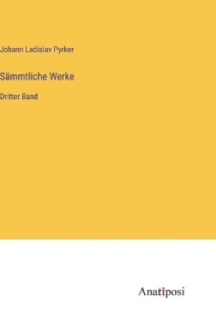 Cover of Sämmtliche Werke