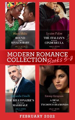 Book cover for Modern Romance February 2022 Books 5-8
