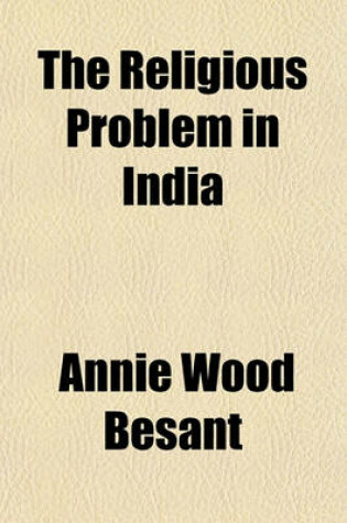 Cover of The Religious Problem in India