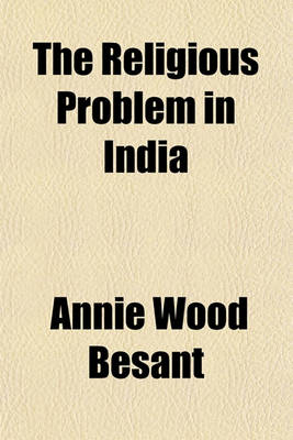 Book cover for The Religious Problem in India