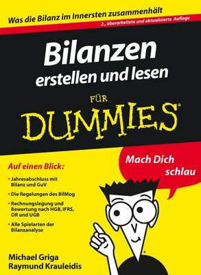 Book cover for Bilanzen erstellen und lesen für Dummies