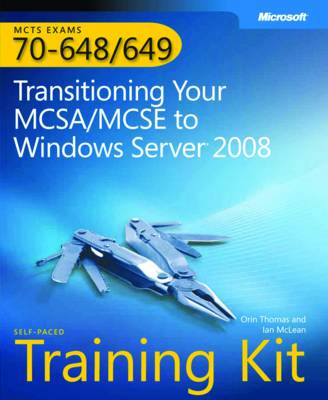 Book cover for Transitioning Your MCSA/MCSE to Windows Server (R) 2008