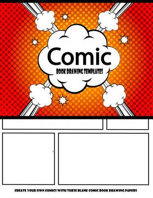 Book cover for Comic Book Drawing Templates