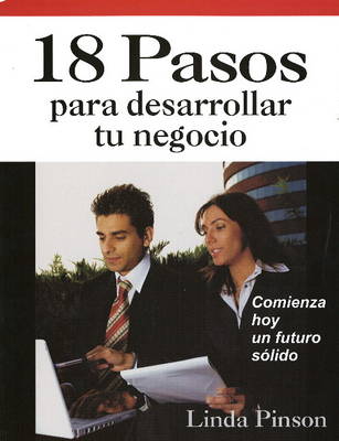 Book cover for 18 pasos para desarrollar tu negocio