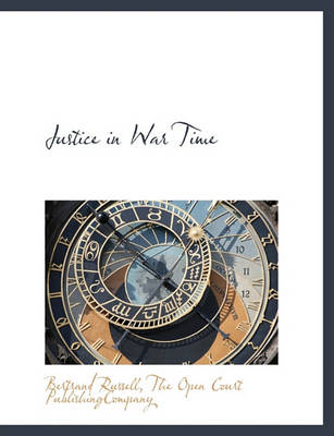 Book cover for Justice in War Time