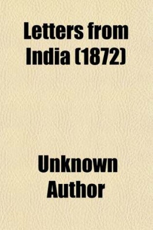 Cover of Letters from India (Volume 2)