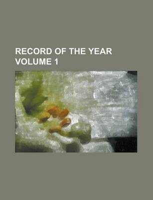 Book cover for Record of the Year Volume 1