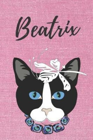 Cover of personalisiertes Notizbuch Katze / Malbuch / Tagebuch / Journal / DIN A5 / Geschenk Beatrix