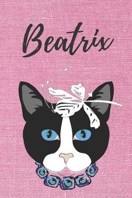 Book cover for personalisiertes Notizbuch Katze / Malbuch / Tagebuch / Journal / DIN A5 / Geschenk Beatrix