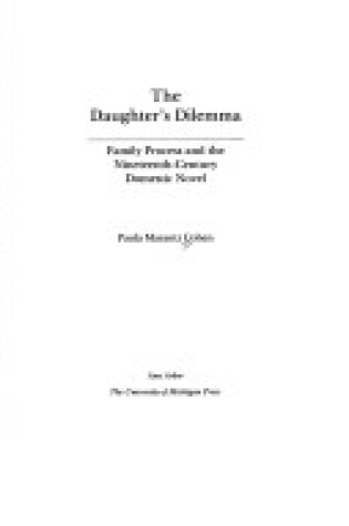 Cover of Daughters' Dilemma