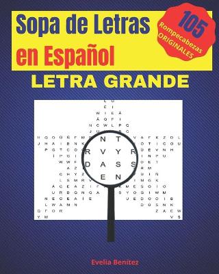 Book cover for Sopa de letras en español letra grande