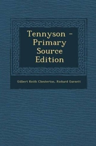 Cover of Tennyson - Primary Source Edition