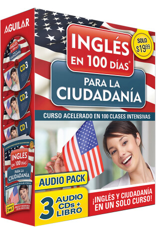 Cover of Curso de Inglés en 100 días para la ciudadanía / Prepare for Citizenship with English in 100 Days for Citizenship Audio Pack