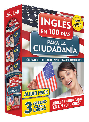 Book cover for Curso de Inglés en 100 días para la ciudadanía / Prepare for Citizenship with English in 100 Days for Citizenship Audio Pack