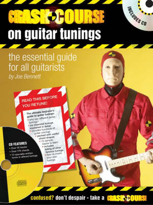 Book cover for Crash Course on Guitar Tunings