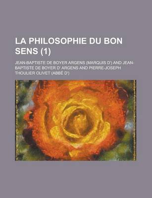 Book cover for La Philosophie Du Bon Sens (1)