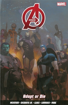 Book cover for Avengers Vol. 4: Adapt or Die