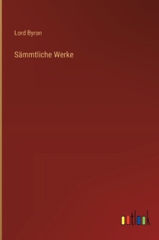 Cover of S�mmtliche Werke