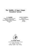 Cover of The Stability of Input-output Systems