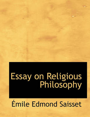 Book cover for Essay on Religious Philosophy