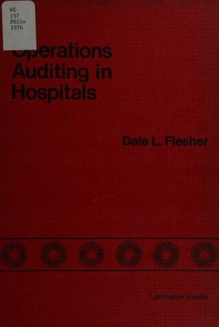 Book cover for Operations Auditing in Hospitals