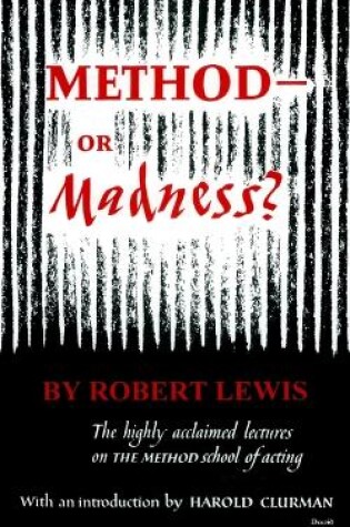 Cover of Method - or Madness? P/C