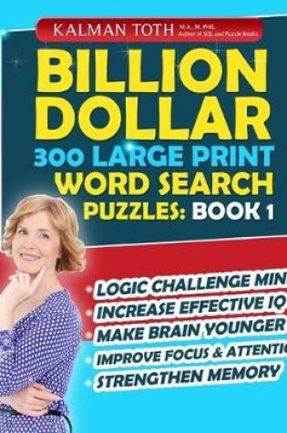 Cover of Billion Dollar 300 Large Print Word Search Puzzles